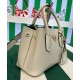 Replicas Prada Double Saffiano Mini Bolso Crema Baratos España