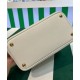 Replicas Prada Double Saffiano Mini Bolso Crema Baratos España