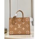 Replicas Bolso Louis Vuitton OnTheGo MM Monogram Empreinte M45982 Baratos España