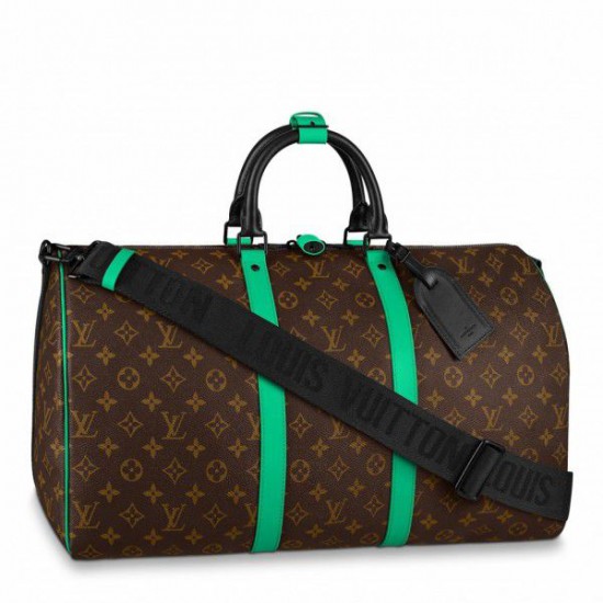 Replicas Bolsa Louis Vuitton Keepall Bandouliere 50 Monogram Verde M46259 Baratos España