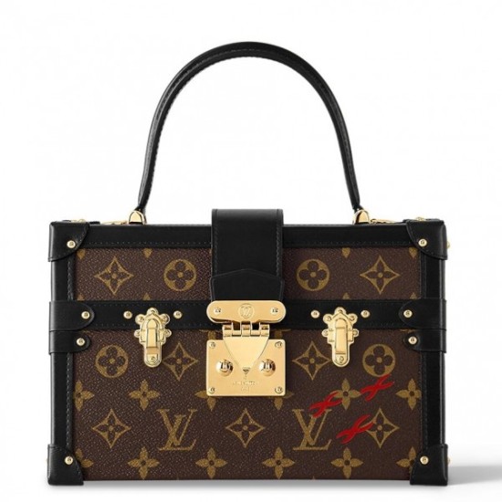 Replicas Bolso Louis Vuitton Petite Malle V Lona Monogram M46309 Baratos España