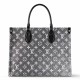 Replicas Bolso Louis Vuitton OnTheGo MM en vaquero monograma gris M46448 Baratos España