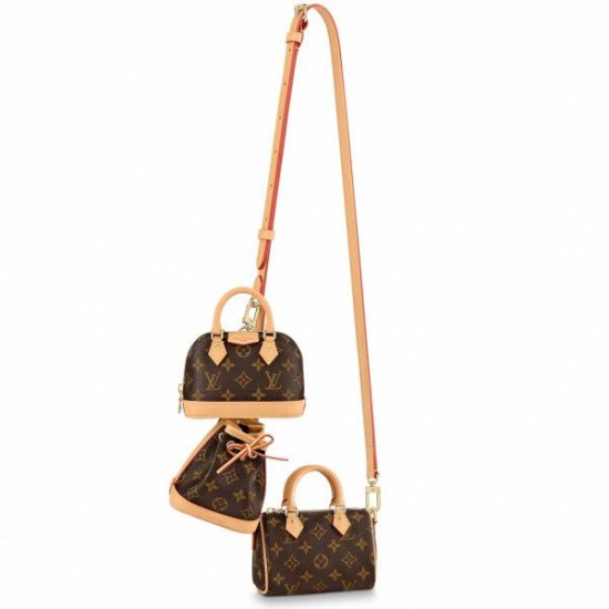 Replicas Bolso Louis Vuitton Trio Mini Icones Monogram Canvas M81081 Baratos España