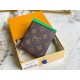 Replicas Monedero múltiple Louis Vuitton Monogram Macassar Canvas M81537 Baratos España