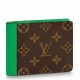 Replicas Monedero múltiple Louis Vuitton Monogram Macassar Canvas M81537 Baratos España