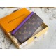 Replicas Cartera Louis Vuitton Brazza Monogram Macassar Canvas M81538 Baratos España