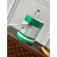 Replicas Louis Vuitton LV Paint Can Bag Lona verde y blanca M81592 Baratos España