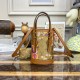 Replicas Louis Vuitton Nano Bucket Bag con Buttercup Printed M81724 Baratos España