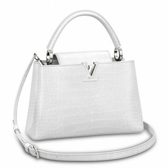 Replicas Bolso Louis Vuitton Capucines BB Cocodrilo Relieve N93691 Baratos España