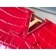 Replicas Bolso Louis Vuitton Capucines MM Cocodrilo Relieve N94019 Baratos España