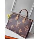 Falsa Louis Vuitton Onthego MM Bag Giant Monogram Reverse M45321 Imitacion