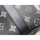 Falsa Louis Vuitton Keepall Bandouliere 55 rayas con monograma Eclipse M45966 Imitacion