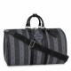 Falsa Louis Vuitton Keepall Bandouliere 55 rayas con monograma Eclipse M45966 Imitacion