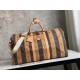 Falsa Louis Vuitton Keepall Bandouliere 50 rayas con monograma Eclipse M45967 Imitacion