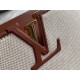 Falsa Bolso Louis Vuitton Capucines MM en lona M57361 Imitacion