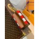 Falsa Bolso Louis Vuitton Twist PM en lona a rayas M57722 Imitacion