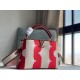 Falsa Louis Vuitton Capucines BB Bag en lona a rayas M57734 Imitacion