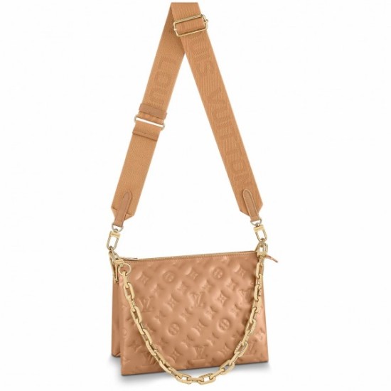 Falsa Louis Vuitton Coussin PM Bolso Monogram Piel de cordero M57791 Imitacion