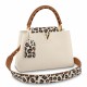 Falsa Bolso Louis Vuitton Capucines MM con estampado de leopardo M58575 Imitacion