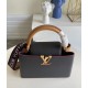 Falsa Bolso Louis Vuitton Capucines MM en cuero bicolor M58608 Imitacion