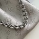 Falsa Bolso Louis Vuitton Bella en cuero Mahina gris M58791 Imitacion