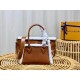 Falsa Bolso Louis Vuitton Tan On My Side PM con piel de oveja M58918 Imitacion