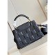 Falsa Bolso Louis Vuitton Capucines BB en piel de cordero negra Damier M59225 Imitacion