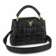 Falsa Bolso Louis Vuitton Capucines BB en piel de cordero negra Damier M59225 Imitacion