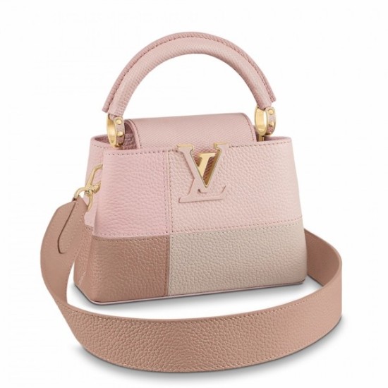 Falsa Minibolso Louis Vuitton Capucines en cuero Karung M59268 Imitacion