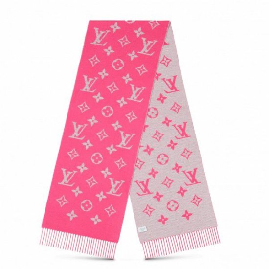 Falsa Bufanda Louis Vuitton Pink Daily LV M76699 Imitacion