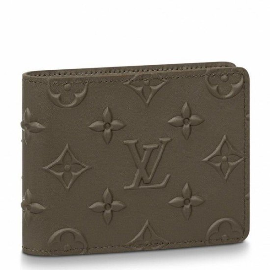 Falsa Louis Vuitton Slender Wallet Monogram Seal Leather M80520 Imitacion