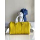 Falsa Bolso Louis Vuitton Keepall XS en cuero amarillo M80842 Imitacion