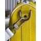 Falsa Bolso Louis Vuitton Keepall XS en cuero amarillo M80842 Imitacion