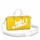 Falsa Bolso Louis Vuitton Keepall XS en cuero amarillo M80842 Imitacion