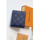 Falsa Louis Vuitton Cartera múltiple Lona con monograma azul M80850 Imitacion