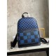 Falsa Mochila Louis Vuitton Campus Damier Infini 3D Leather N50021 Imitacion