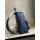 Falsa Mochila Louis Vuitton Campus Damier Infini 3D Leather N50021 Imitacion