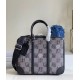 Falsa Louis Vuitton Studio Maletín Damier Graphite Canvas N50072 Imitacion