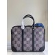 Falsa Louis Vuitton Studio Maletín Damier Graphite Canvas N50072 Imitacion