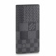 Falsa Louis Vuitton Brazza Cartera Damier Graphite 3D N60436 Imitacion