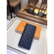 Falsa Louis Vuitton Brazza Cartera Damier Graphite N64430 Imitacion