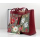 Replicas Gucci Ophidia GG Flora Medium Tote Bag 547947 Rojo Baratos Imitacion