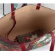 Replicas Gucci Ophidia GG Flora Medium Tote Bag 547947 Rojo Baratos Imitacion