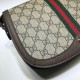 Replicas Gucci Ophidia GG bolso de hombro pequeño 601044 Café oscuro Baratos Imitacion