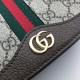 Replicas Gucci Ophidia GG bolso de hombro pequeño 601044 Café oscuro Baratos Imitacion