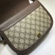 Replicas Gucci Ophidia GG bolso de hombro pequeño 601044 Café oscuro Baratos Imitacion