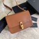 Replicas YSL Saint Laurent Carre Satchel Suede Bolso Brown Baratos Imitacion