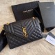 Replicas YSL Saint Laurent Medium Envelope Bolso Mix Matelasse Negra Gold Hardware Baratos Imitacion