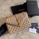 Replicas YSL Saint Laurent Medium Sobre Bag Mix Matelasse Apricot Baratos Imitacion