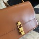 Replicas YSL Saint Laurent Carre Satchel Suede Bolso Brown Baratos Imitacion